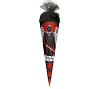 ROTH Cono escolar pequeño de Star Wars, 22 cm, redondo, cierre de tul, cono de dulces para el primer día de escuela de Star Wars
