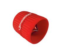 Rothenberger 11006 - Desbarbador interno y externo universal, cobre y plástico, 1/4"- 1-1/2", Rojo/Negro
