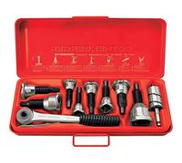 Rothenberger 22100 - Conjunto abocardador 12-15-18-22 mm