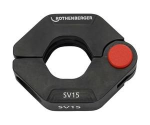 ROTHENBERGER Anillo de prensado, contorno de mordazas de presión SV, diámetro de 15 mm de diámetro | 1000003874 | Anillo de presión, sistemas de tuberías, prensas, prensa de herramientas industriales