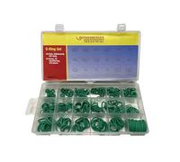 ROTHENBERGER Industrial 1500005014 - Juego de 270 juntas tóricas de 18 tamaños, para tecnología de refrigeración y aire acondicionado en coche, industria y hogar, color verde