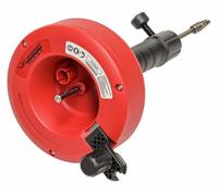 ROTHENBERGER Industrial Espiral de limpieza de tuberías de 4,5 m de longitud, desagües obstruidos, apta para taladro y atornillador inalámbrico, desagüe en baño o cocina, 072990E