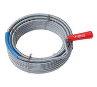 ROTHENBERGER Industrial Espiral de limpieza industrial con garra, longitud 5 m, Ø 9 mm, (Ø x L) 9 mm x 5 m, 1500000140