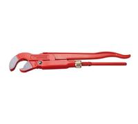 ROTHENBERGER Industrial Pinza para tubos en ángulo 45° | Ø 2" / 60 mm; Longitud: 560 mm / 20" | Acero cromo-vanadio | Mandíbula en forma de S 070658E