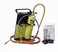 ROTHENBERGER Industrial Roxy Kit Eco - Equipo de Soldadura por Gas y Fuerte | Incluye MAXIGAS 400 ml, Manguera, Boquilla 0,9 mm y Gafas de Soldar (sin Oxígeno)
