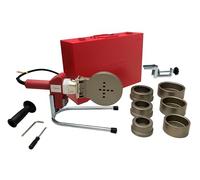ROTHENBERGER Industrial 36063 - Soldadora de manguitos (9 piezas, incluye manguitos (75 mm, 90 mm, 110 mm) en maletín | Soldadora para tubos, manguitos y accesorios | hasta 279 °C