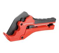 Rothenberger Rocut 42 - Tijeras cortadoras de tubos de plástico (doble corte, 6-42 mm, hoja recubierta de PTFE)