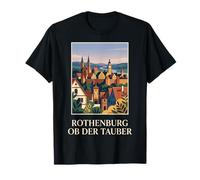 Rothenburg OB Der Tauber Medieval Alemania Viajes Diseño Camiseta