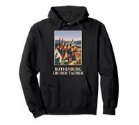 Rothenburg OB Der Tauber Medieval Alemania Viajes Diseño Sudadera con Capucha