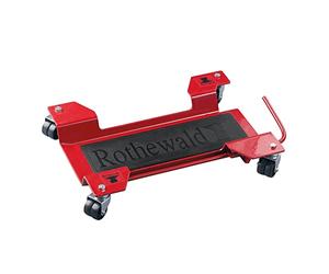 Rothewald Ayuda de maniobra para motocicleta, 250 kg de capacidad de carga, con freno de maniobra y almohadilla de goma, fácil de manejar, ideal para mantener y estacionar, para motocicletas con
