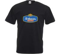Rothmans Racing F Car Racing Enthusiast Various Men's Cotton T-Shirt Black Shirt Top tee XL