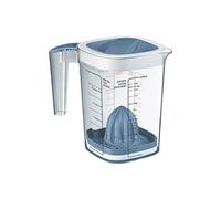 Rotho 1026006161 Loft - Vaso medidor de plástico (SAN) sin BPA, color azul y transparente, 1,5 litros