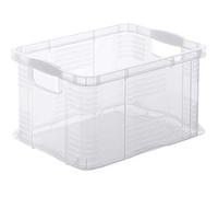 Rotho Agilo Caja de almacenamiento 17.5l, Plástico (PP) sin BPA, transparente, A4/17.5l (39.0 x 29.0 x 21.5 cm)