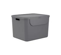 Rotho Albula organizador cocina 55 L cajas almacenaje plástico antracita