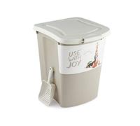 Rotho Archie Contenedor de comida para mascotas 38l con tapa, Plástico (PP) sin BPA, multicolor, 38l (41.0 x 37.0 x 50.0 cm)