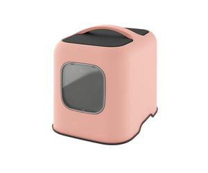 ROTHO - Aseo para gatos 57 x 39 x 40 cm - Caja de arena - Rosa
