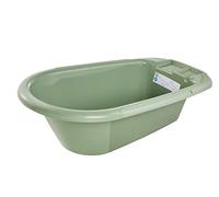 Rotho Babydesign Bella Bambina bañera: Elegante, blanca para bebés, optimos para niños, Amplia y práctica, Diseñada con estilo y funcionalidad, facilita el aseo infantil