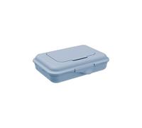 Rotho Babydesign Caja para toallitas húmedas azul 0,45 l - Caja de almacenamiento para toallitas húmedas, toallitas de bebé, toallitas de limpieza, dispensador de toallitas herméticas rellenables