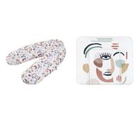 Rotho Babydesign Juego de almohadas de lactancia Multi+Wide Modern Art, multicolor