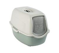 ROTHO Bailey blanco y verde - inodoro para gatos