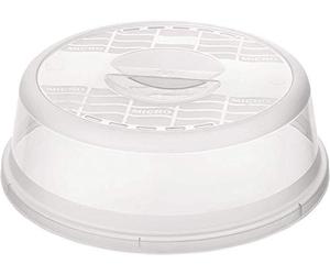 Rotho Basic Cubierta del microondas, Plástico (PP) sin BPA, transparente, (26.5 x 26.5 x 6.5 cm)