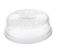 Rotho Basic Cubierta del microondas, Plástico (PP) sin BPA, transparente, (28.5 x 28.5 x 9.2 cm)