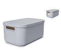 Rotho Caja con Tapa Albula de Polipropileno Reciclado, Libre De Bpa , CM .