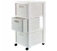 Rotho ? caja de almacenamiento de cajones country 3 cajones (1165490