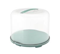 Rotho Campana para tartas Fresh XL, de plástico de calidad alimentaria (PP), (35,5 x 34,5 x 26 cm) (Turquesa)