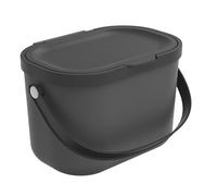 Rotho cubo de basura para recogida selectiva 3,2 l, antracita, negro