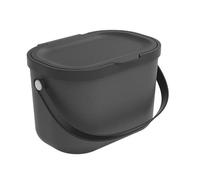 Rotho Cubo de basura para recogida selectiva 3,2 l, antracita, negro