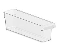 Rotho Loft, Organizador de la nevera 1.6l, Plástico PP sin BPA, transparente, S, 1.6l 31.0 x 7.5 x 9.0 cm