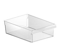 Rotho Loft, Organizador de la nevera 5l, Plástico SAN libre de BPA, transparente, L, 5l 31.0 x 22.0 x 9.0 cm