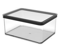 Rotho loft - tarro rectangular con tapa y junta, apto para alimentos,