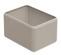 Rotho Madei Caja de almacenamiento 13l, Plástico (PP reciclado) sin BPA, capuchino, 13l (32.6 x 23.8 x 18.8 cm)