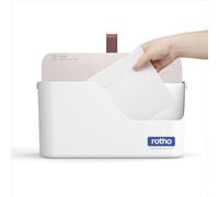 Rotho MyPaper - Organizador de documentos My Paper Plus, plástico (PP) sin BPA, blanco, (36,4 x 16,8 x 31,7 cm)