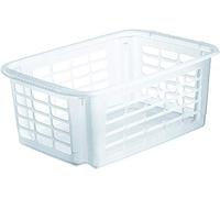 Rotho Reverso Cesta giratoria y apilable 10l, Plástico (PP) sin BPA, transparente, 10l (38.5 x 26.0 x 15.0 cm)