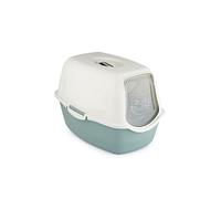 Cstore arenero con pp reciclado verde agua y blanco para gatos