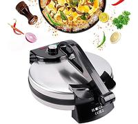 Roti Maker Chapati Maker - Prensa de tortilla de estilo mexicano para hacer tortillas caseras Tacos Pan plano Chapati Rot,Acero inoxidable