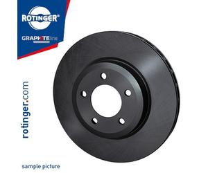 ROTINGER 2x Disco de Freno Delantero Ø300 MM Ventilado para Opel Astra K B16 1.0