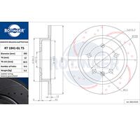 ROTINGER 2x Disco Freno Trasero Ø292mm Apto para Opel Insignia A Caravan G09