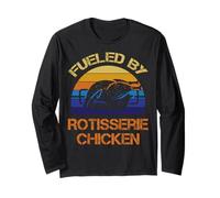 Rotisserie Chicken Vintage Apparel - Diseño para Amantes de los Pollos Manga Larga