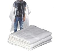 ROTKUSZ 50PCS Capa Peluquería Profesional Desechable, 130 * 160 cm, Impermeable, Peluquería Con Oreja Gorro, para Peinados, Cortes y Teñidos