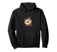 Roto, brújula, dirección, perdido, Concepto, ilustración Sudadera con Capucha