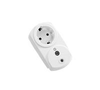 Roto - Enchufe inalámbrico original | frecuencia inalámbrica insensible y alto alcance | potencia de conmutación máx. 2300 W o 10 A | encendido y apagado controlado por tiempo | blanco