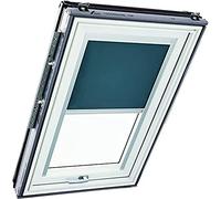 Roto - Estor Opaco Enrollable ZRV Casi Completo con riel guía Opaco Plateado para Ventanas de Techo Roto Series Designo R6/R8, i8 y Classic 64/84, tamaño 094/160 | 09/16, Color Gris Oscuro