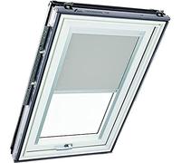 Roto - Estor Opaco Original ZRV Casi Completo oscurecimiento riel guía Plateado para Ventanas de Techo Roto Designo R6/R8, i8 y Classic 64/84 con tamaño 054/118 | 05/11 Color Gris Claro