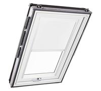 Roto Estor Opaco Original ZRV Casi Completo, riel de guía Blanco para Ventanas de Techo Roto de la Serie Designo R6/R8, i8 y Classic 64/84 con tamaño 074/160 | 07/16, Color Blanco