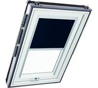 Roto Estor Opaco Original ZRV Casi Completo, riel de guía Plateado para Ventanas de tejado Roto Designo R6/R8 i8 y Classic 64/84 con tamaño 114/098 | 11/09 Color Azul Noche