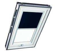 Roto Estor Opaco Original ZRV, oscurecimiento Casi Completo, riel de guía Plateado, Serie Designo R6/R8, i8 y Classic 64/84, tamaño 074/098 | 07/09, Color Azul